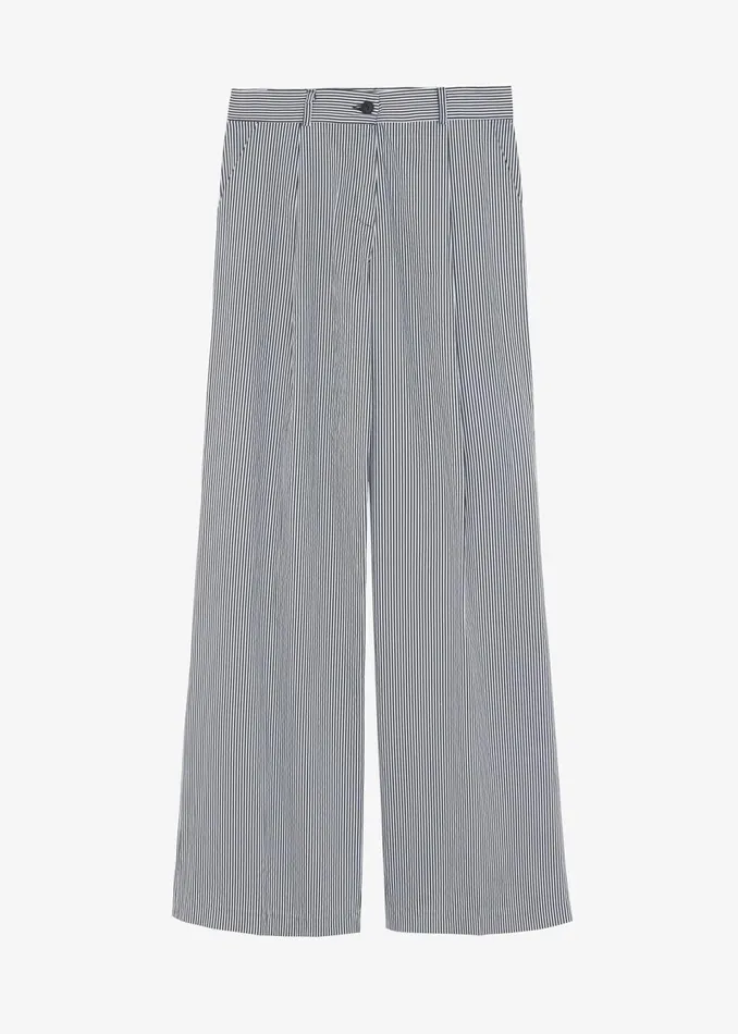 Women The Frankie Shop Bottoms Addison Pants Black Stripe