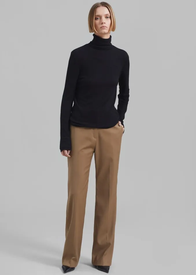 Women The Frankie Shop Bottoms Alana Pants Brown