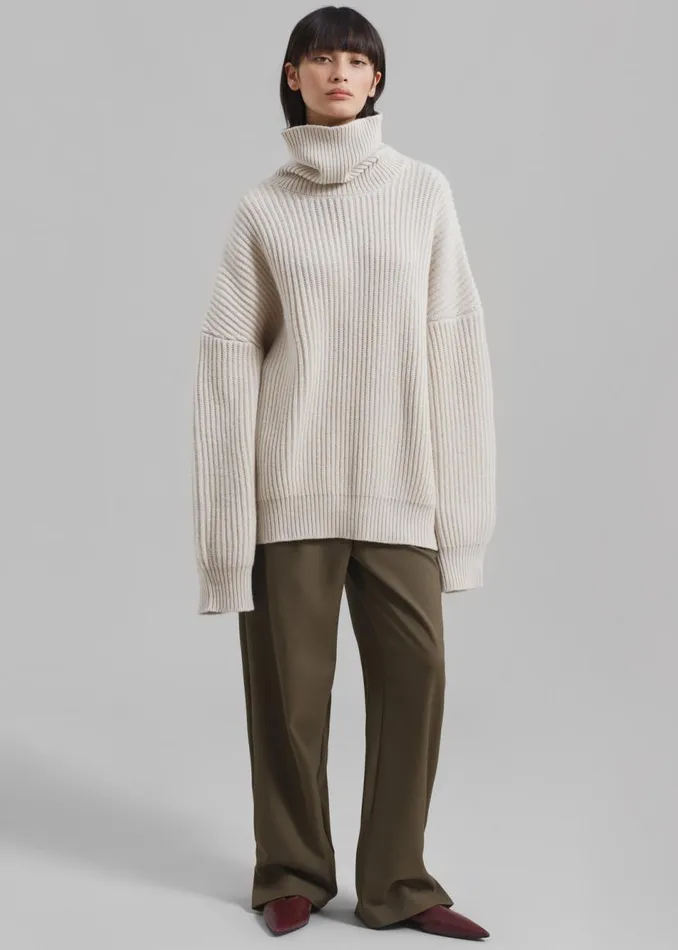 Women The Frankie Shop Bottoms Amara Trousers Khaki