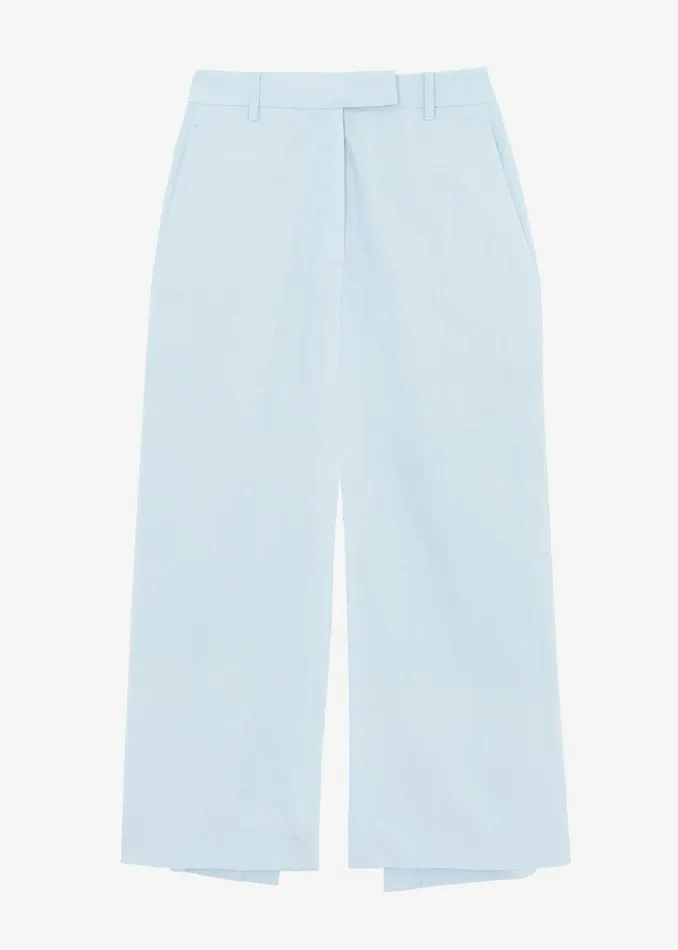 Women The Frankie Shop Bottoms Anastasia Slit Midi Skirt Sky