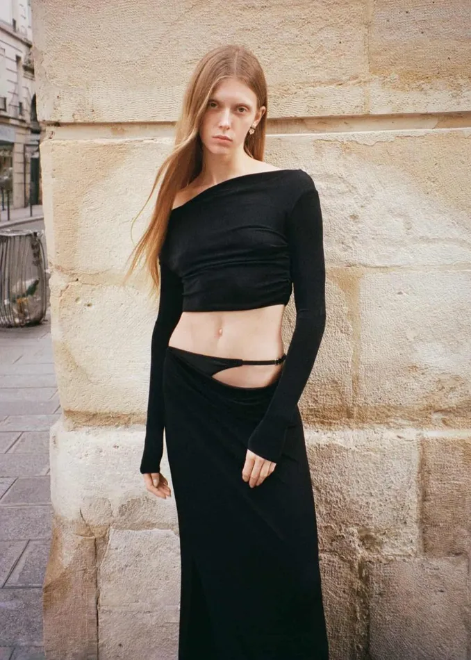Women The Frankie Shop Bottoms Anna October Kerry Maxi Skirt Black