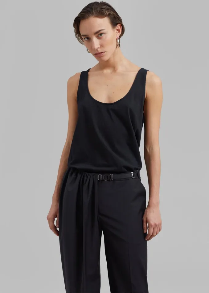Women The Frankie Shop Bottoms Anna October Mariam Pants Black