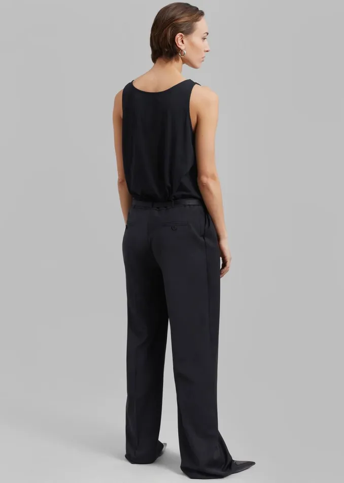 Women The Frankie Shop Bottoms Anna October Mariam Pants Black