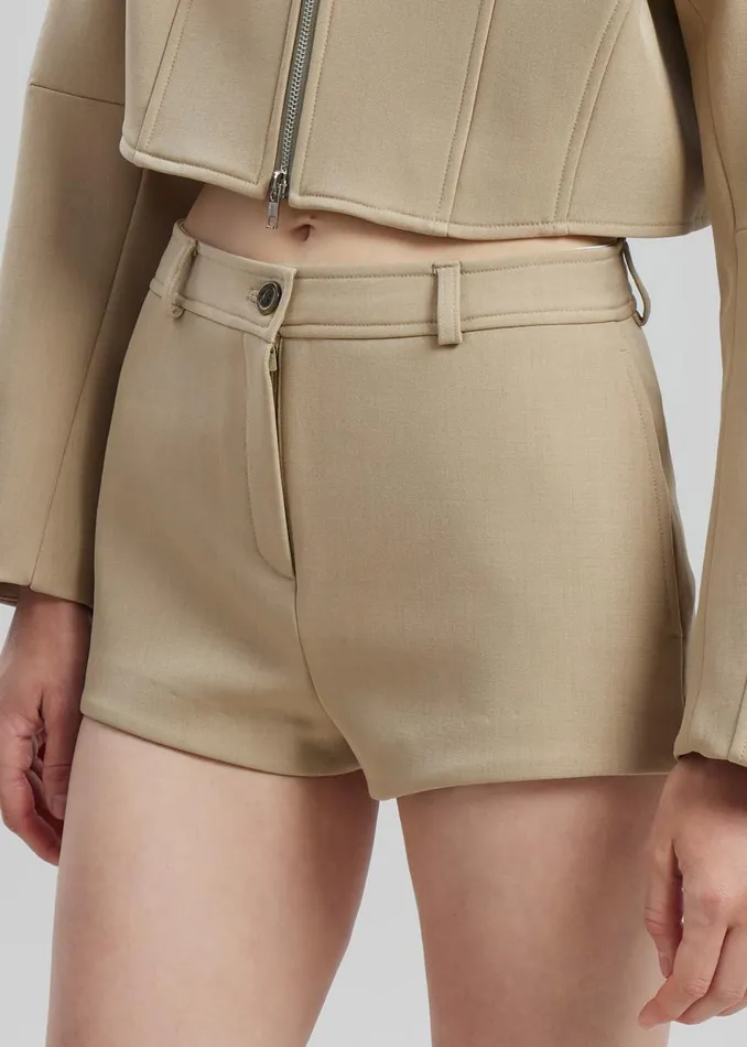 Women The Frankie Shop Bottoms Banks Hot Pants Beige