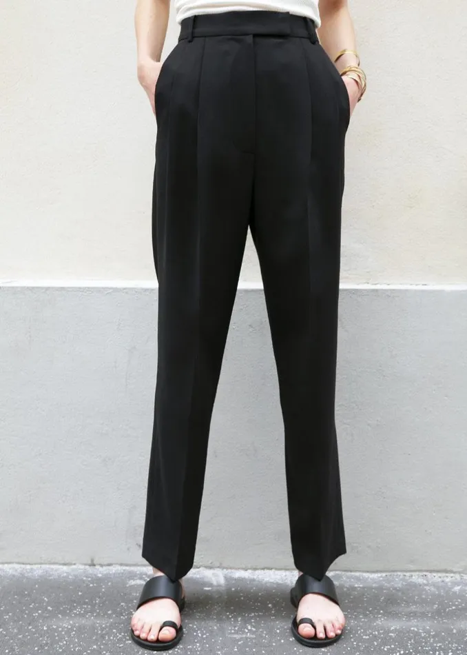 Women The Frankie Shop Bottoms Bea Suit Pants Black
