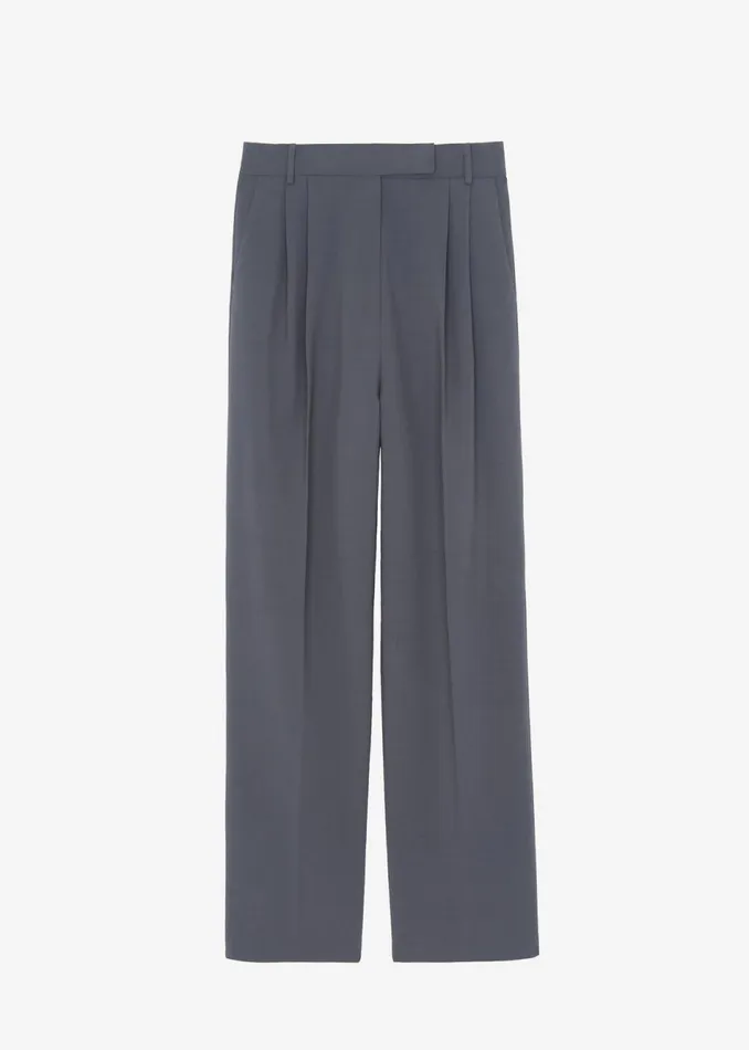 Women The Frankie Shop Bottoms Bea Suit Pants Charcoal