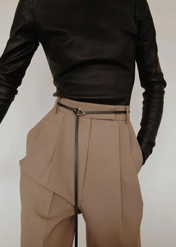 Women The Frankie Shop Bottoms Bea Suit Pants Latte