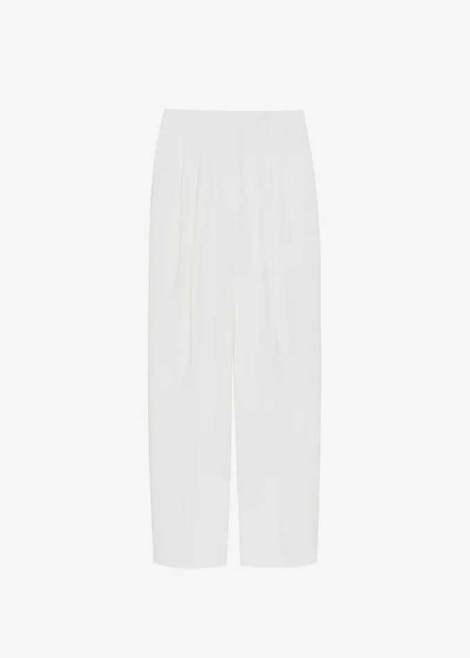 Women The Frankie Shop Bottoms Bea Suit Pants White