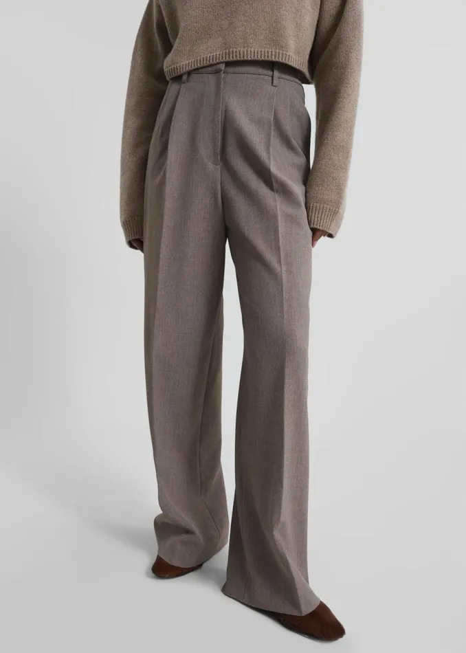 Women The Frankie Shop Bottoms Beaufille Celeste Trousers Heather Brown