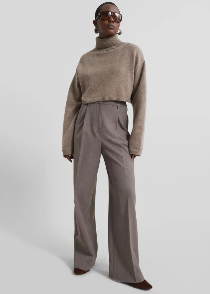 Women The Frankie Shop Bottoms Beaufille Celeste Trousers Heather Brown