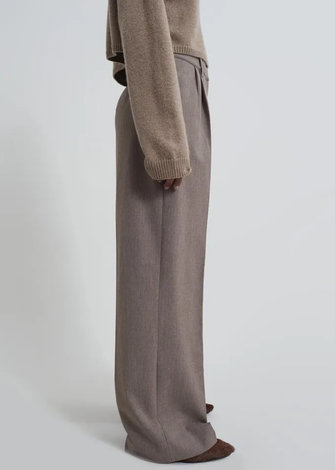 Women The Frankie Shop Bottoms Beaufille Celeste Trousers Heather Brown