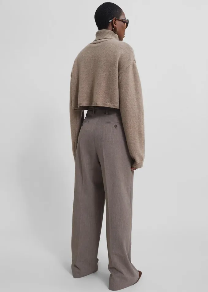 Women The Frankie Shop Bottoms Beaufille Celeste Trousers Heather Brown