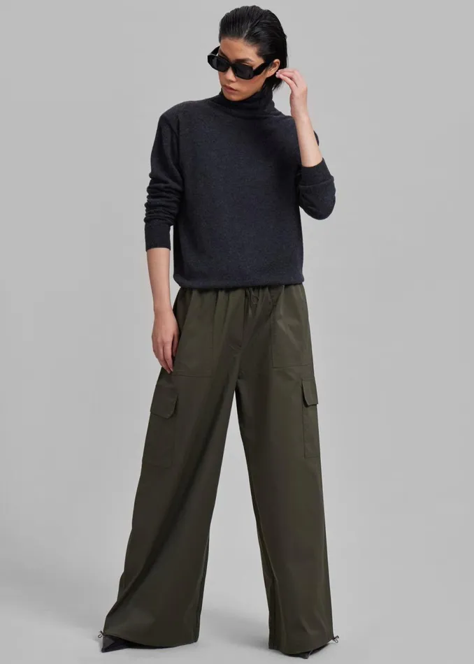 Women The Frankie Shop Bottoms Beaufille Ernst Cargo Pants Khaki