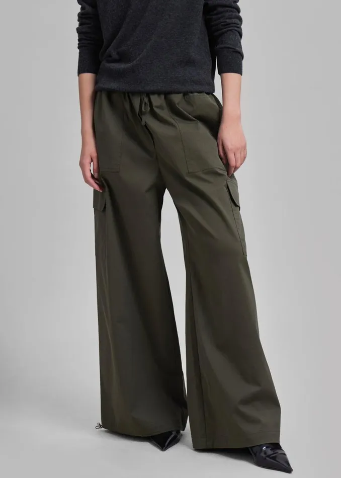 Women The Frankie Shop Bottoms Beaufille Ernst Cargo Pants Khaki