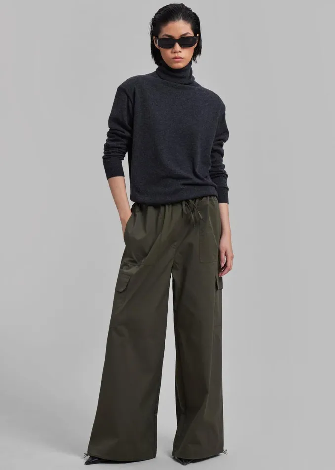 Women The Frankie Shop Bottoms Beaufille Ernst Cargo Pants Khaki