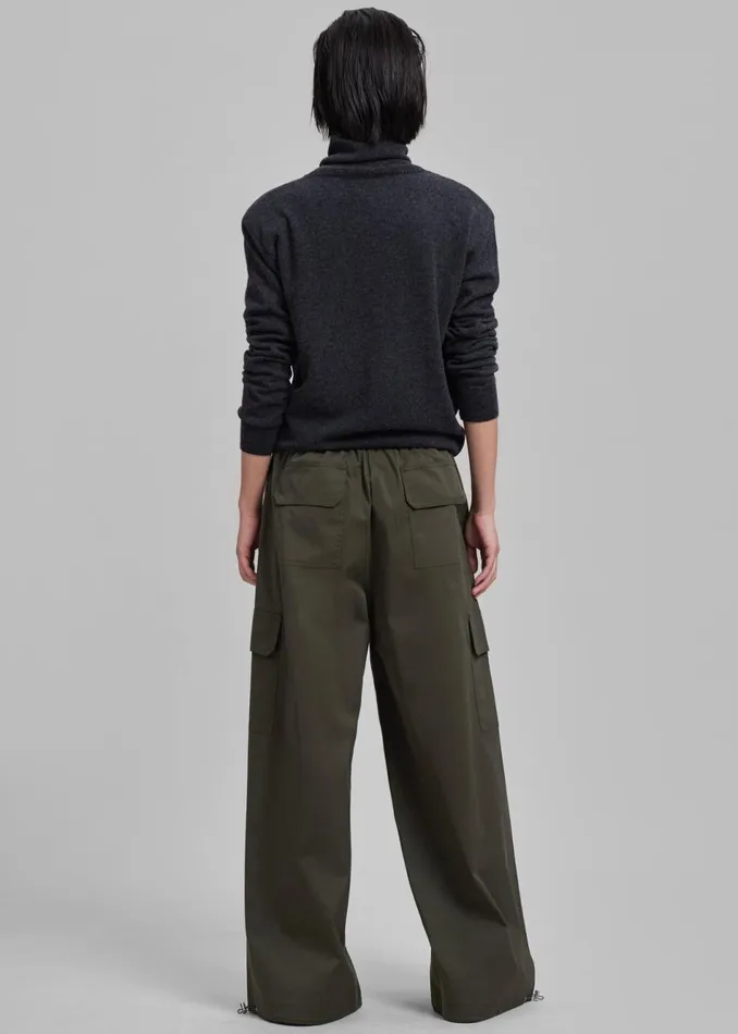 Women The Frankie Shop Bottoms Beaufille Ernst Cargo Pants Khaki