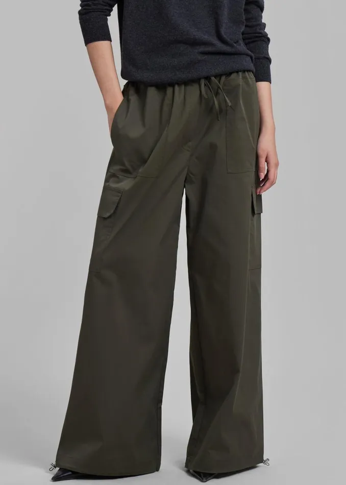 Women The Frankie Shop Bottoms Beaufille Ernst Cargo Pants Khaki