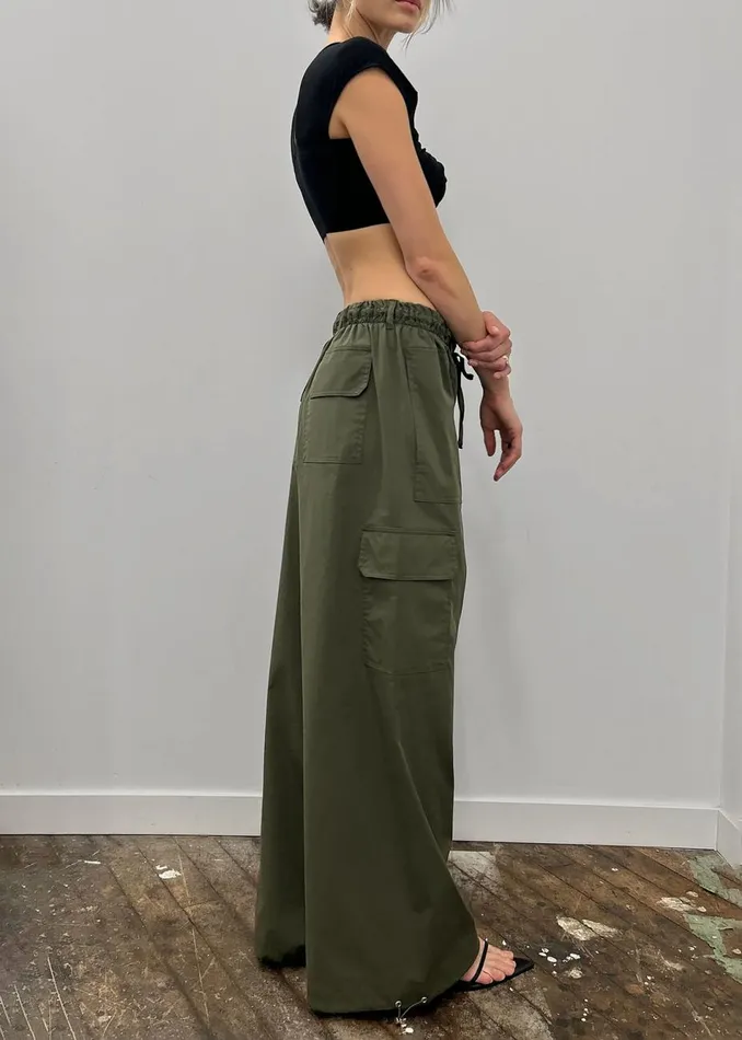 Women The Frankie Shop Bottoms Beaufille Ernst Cargo Pants Khaki