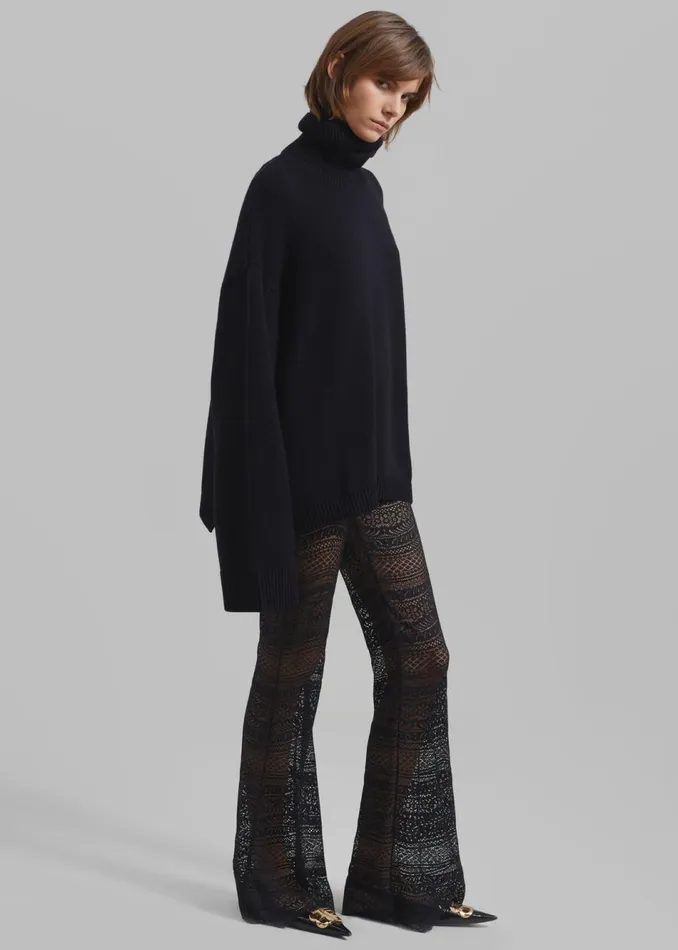 Women The Frankie Shop Bottoms Beaufille Lorenzo Flare Leggings Black