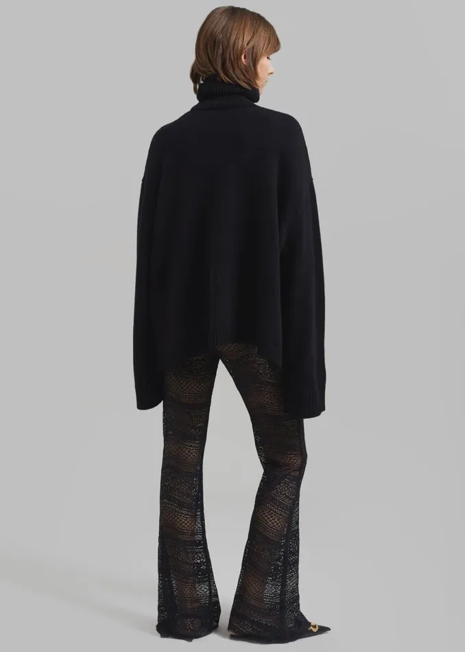 Women The Frankie Shop Bottoms Beaufille Lorenzo Flare Leggings Black