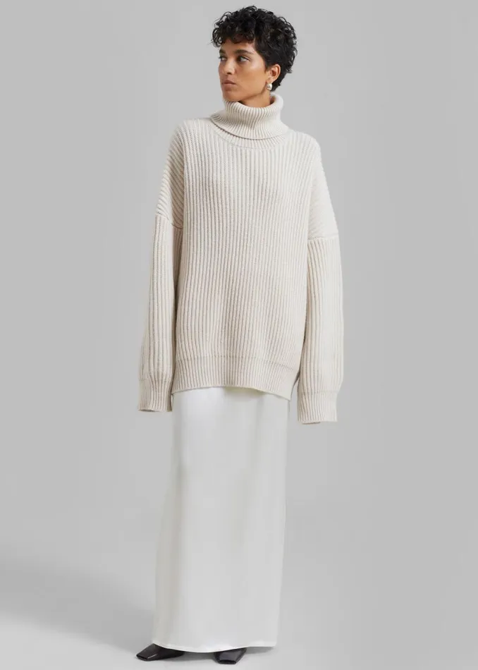 Women The Frankie Shop Bottoms Bevza Ankle Length Skirt Ivory