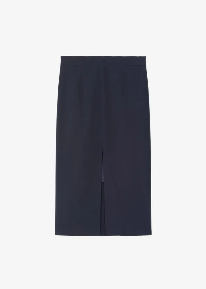 Women The Frankie Shop Bottoms Brooklyn Midi Skirt Navy
