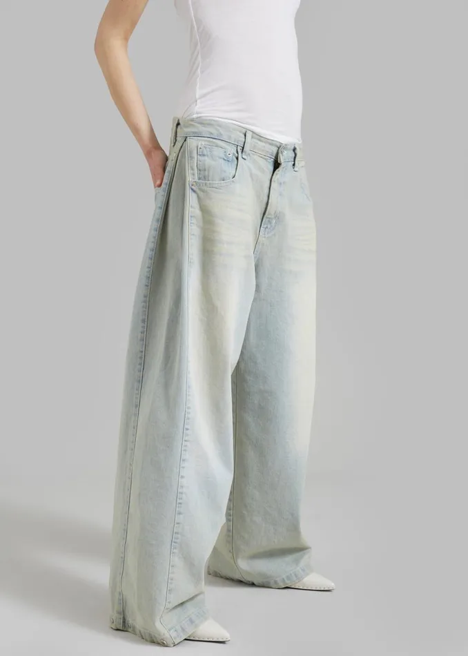 Women The Frankie Shop Bottoms Bryony Jeans Bleach