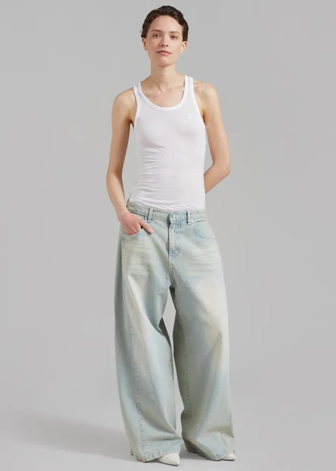 Women The Frankie Shop Bottoms Bryony Jeans Bleach