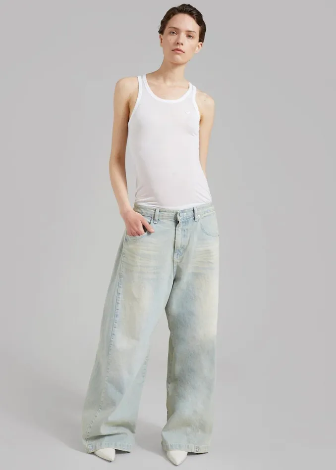 Women The Frankie Shop Bottoms Bryony Jeans Bleach