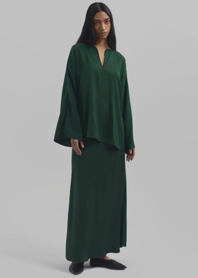 Women The Frankie Shop Bottoms By Malene Birger Boshan Maxi Skirt Sycamore