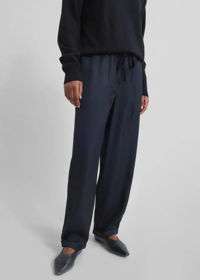 Women The Frankie Shop Bottoms By Malene Birger Joanni Trousers Black