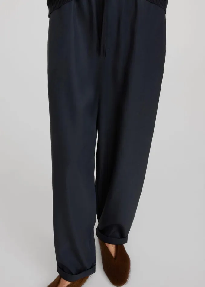 Women The Frankie Shop Bottoms By Malene Birger Joanni Trousers Black