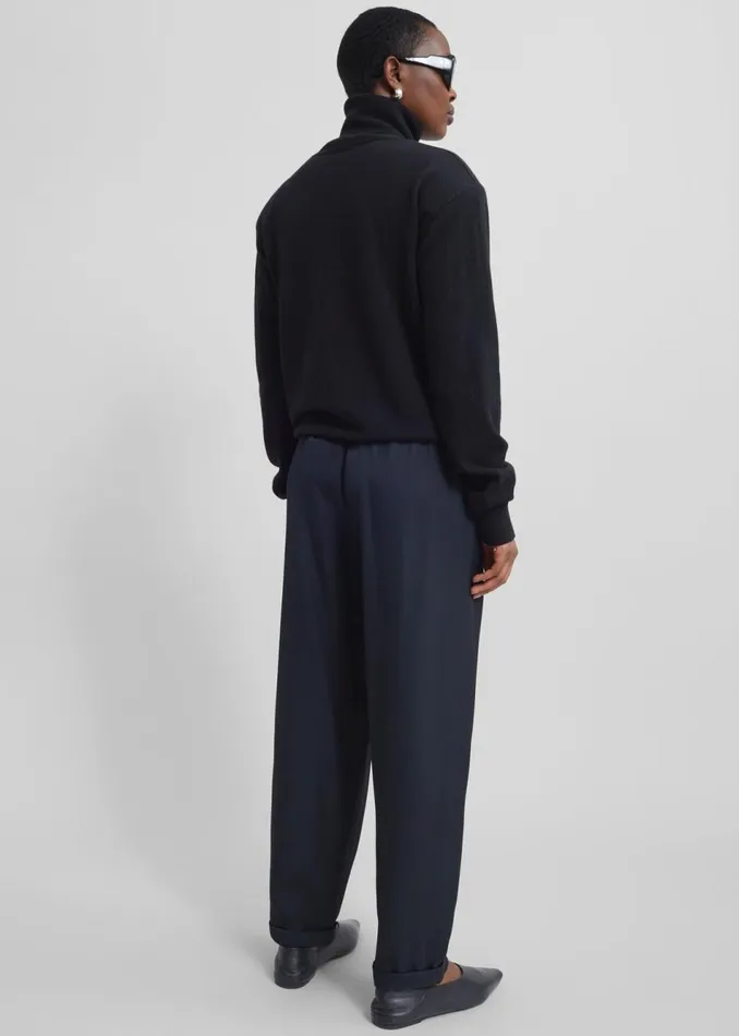 Women The Frankie Shop Bottoms By Malene Birger Joanni Trousers Black