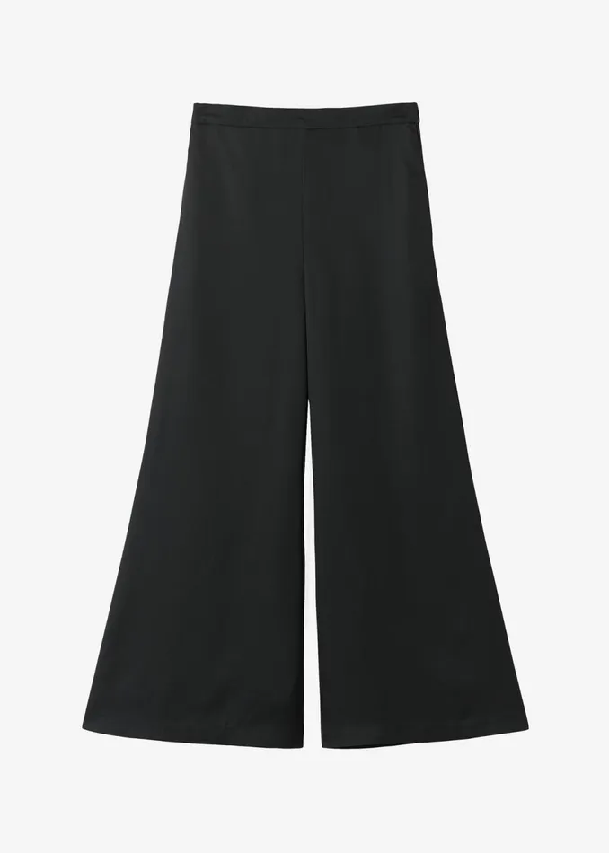 Women The Frankie Shop Bottoms By Malene Birger Lucee Flared Trousers Black