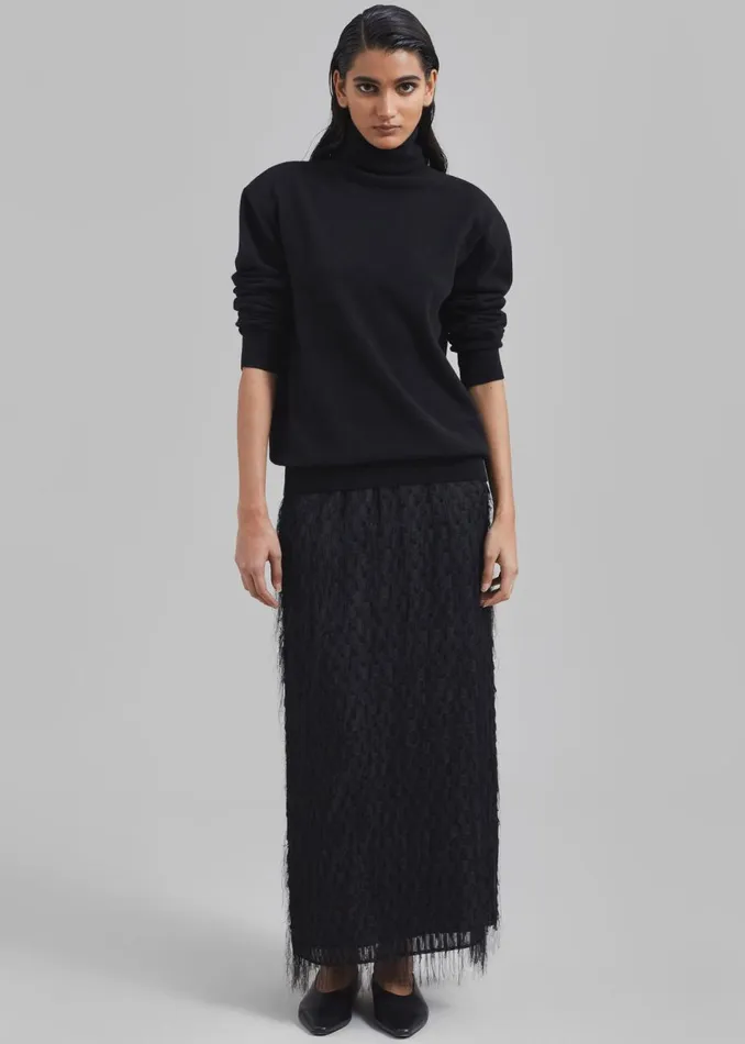 Women The Frankie Shop Bottoms By Malene Birger Palome Skirt Black