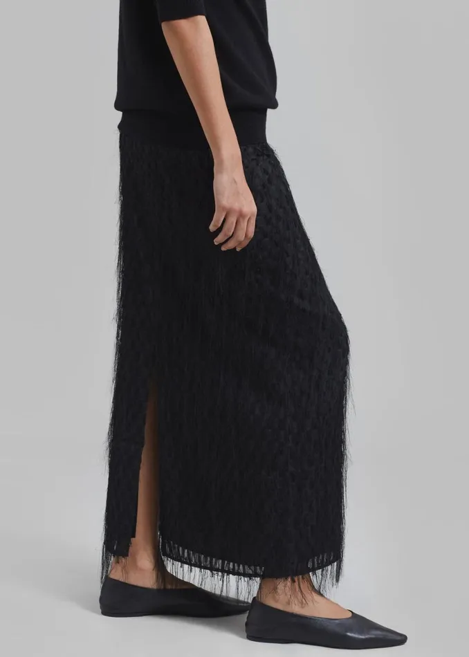Women The Frankie Shop Bottoms By Malene Birger Palome Skirt Black