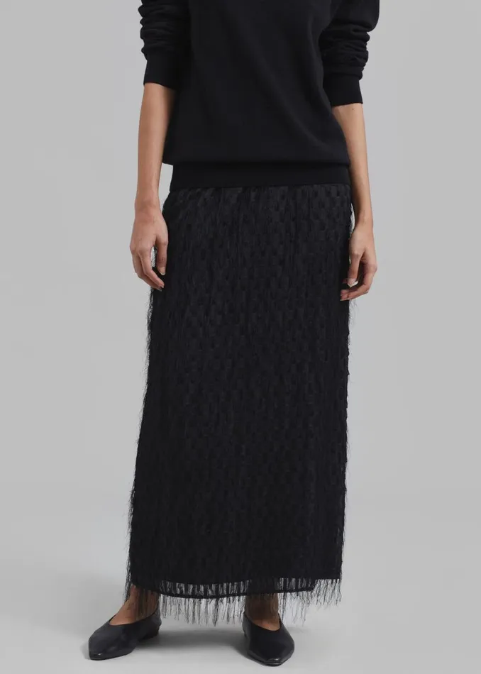 Women The Frankie Shop Bottoms By Malene Birger Palome Skirt Black
