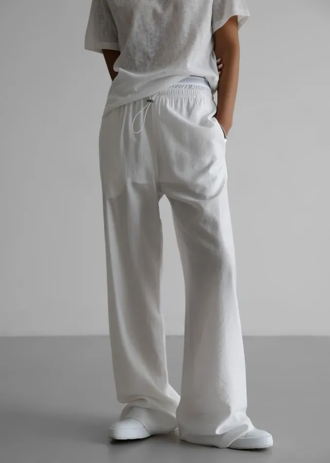 Women The Frankie Shop Bottoms Callie Pants White