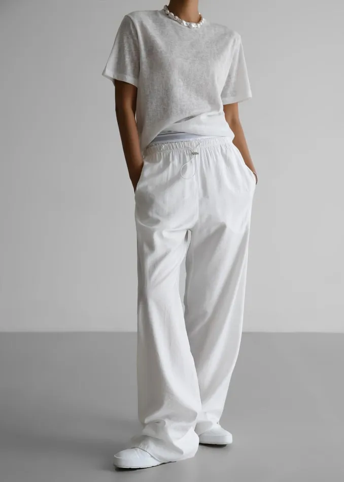 Women The Frankie Shop Bottoms Callie Pants White