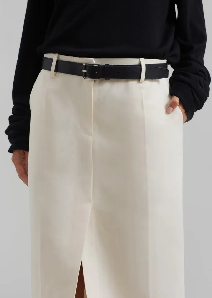 Women The Frankie Shop Bottoms Carley Long Skirt Cream