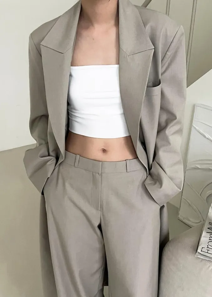 Women The Frankie Shop Bottoms Charlotte Trousers Beige