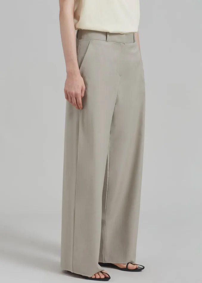 Women The Frankie Shop Bottoms Charlotte Trousers Beige