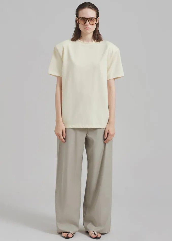 Women The Frankie Shop Bottoms Charlotte Trousers Beige