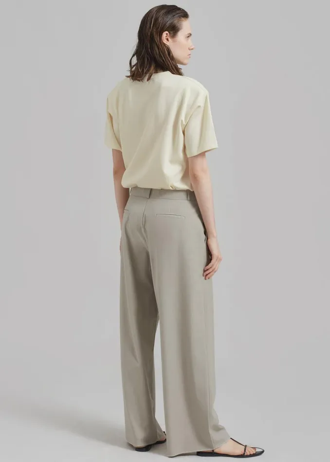 Women The Frankie Shop Bottoms Charlotte Trousers Beige