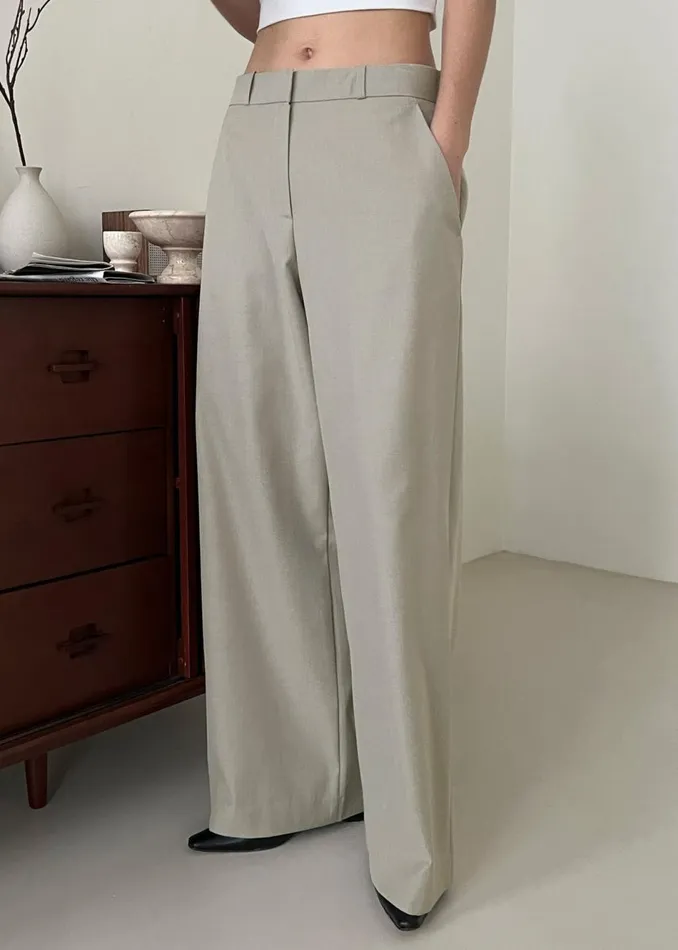 Women The Frankie Shop Bottoms Charlotte Trousers Beige