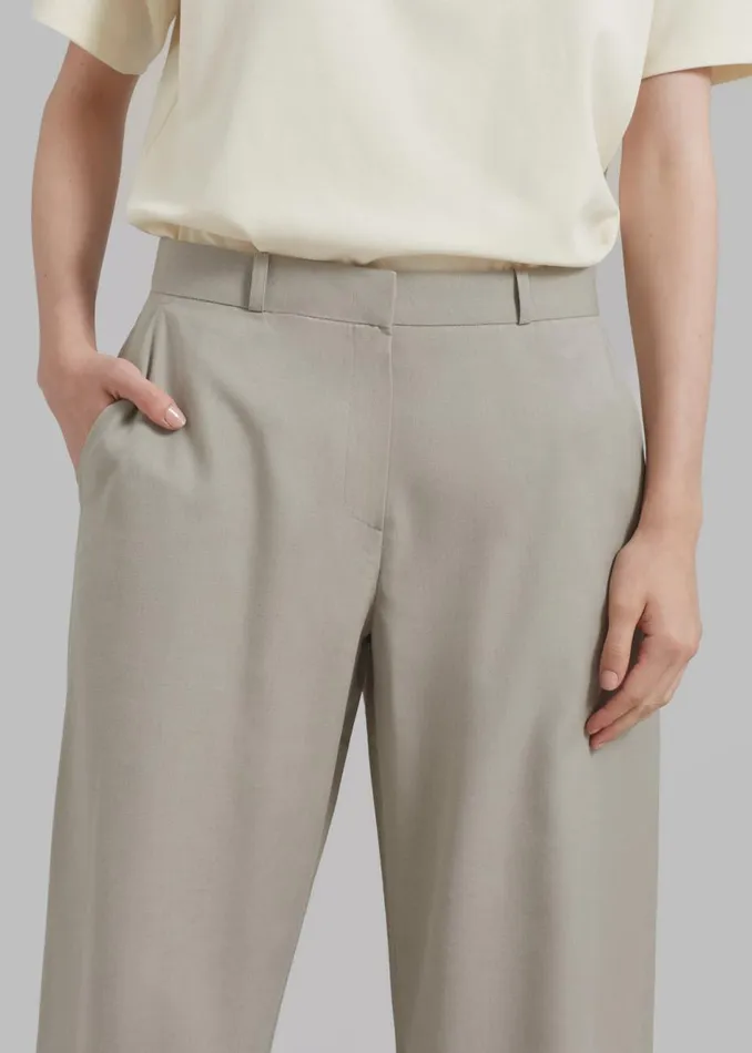 Women The Frankie Shop Bottoms Charlotte Trousers Beige