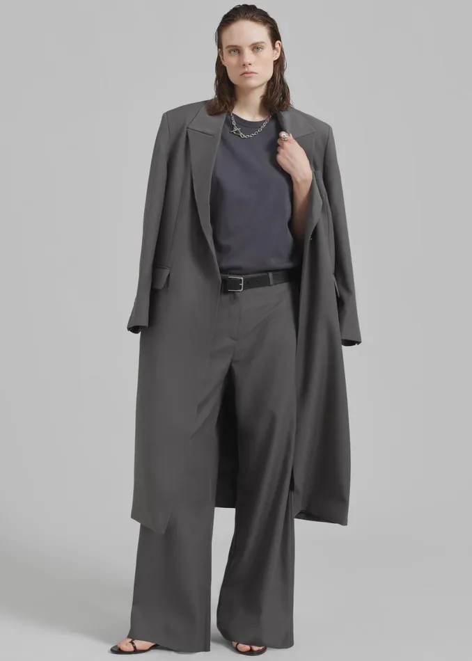 Women The Frankie Shop Bottoms Charlotte Trousers Grey