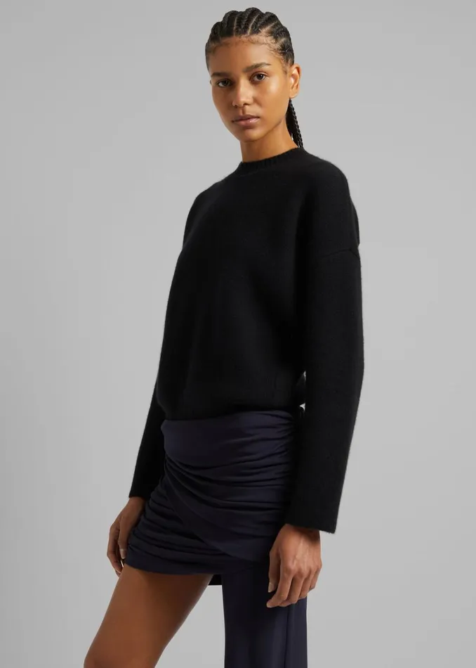 Women The Frankie Shop Bottoms Christopher Esber Illusions Draped Mono Pant Ink