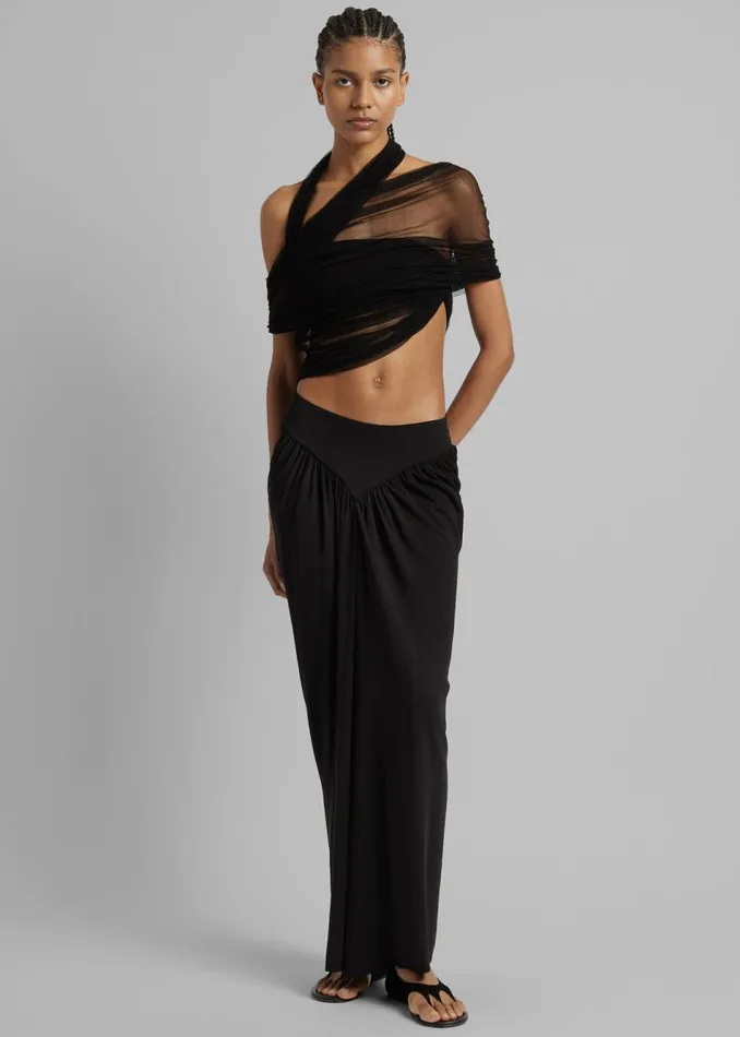 Women The Frankie Shop Bottoms Christopher Esber Magnetica Skirt Black