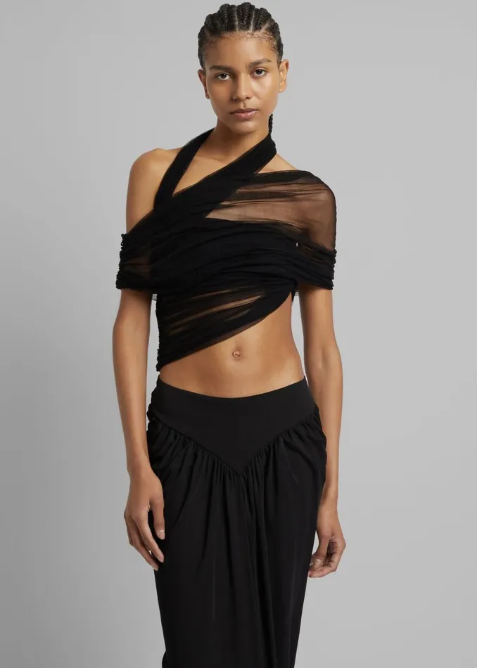Women The Frankie Shop Bottoms Christopher Esber Magnetica Skirt Black